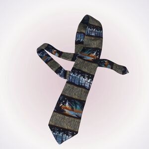 Tropicals by Tango Hawaiian beach scene tie | Sz OS